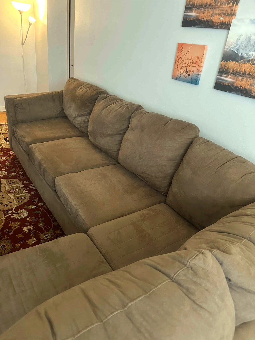 L shape sofa