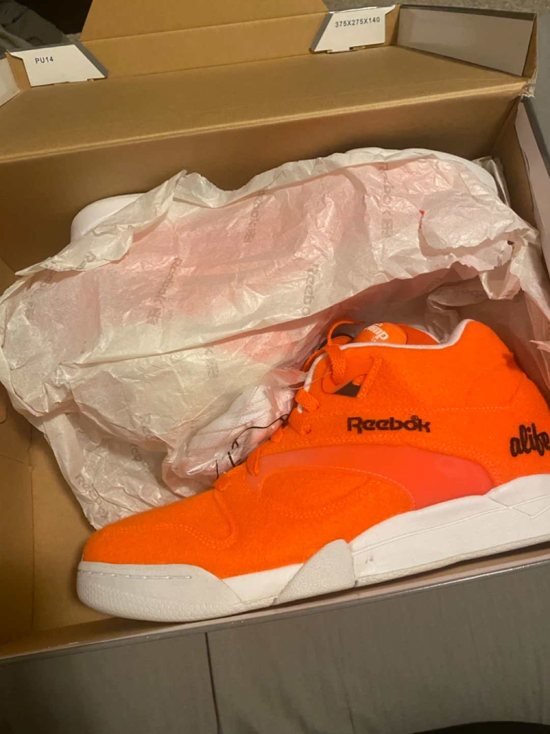 Reebok Court Victory Pump- Alife Ballout Orange