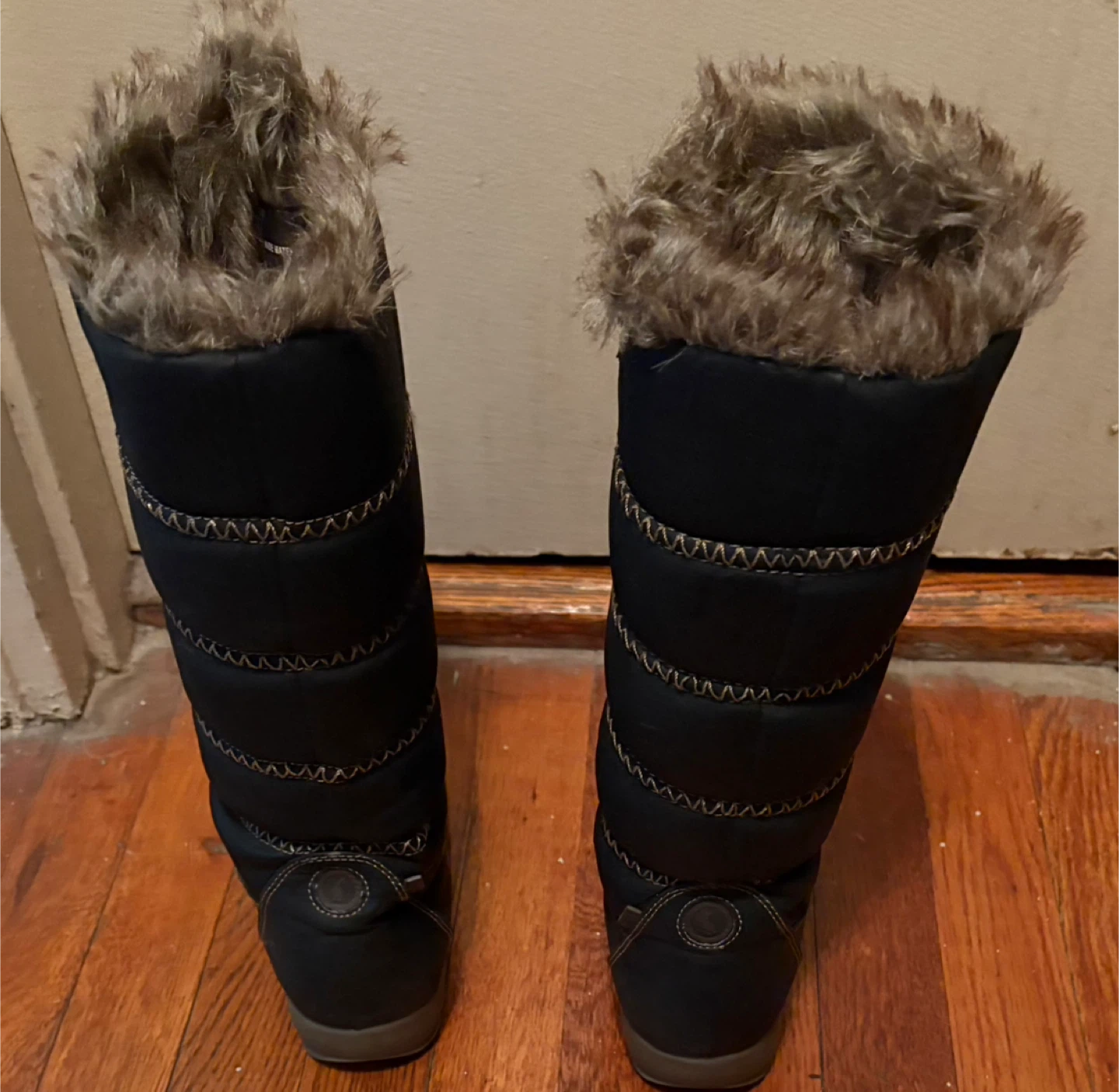 Sporto Women's Black Waterproof Winter Boots with Fur Trim - photo 5