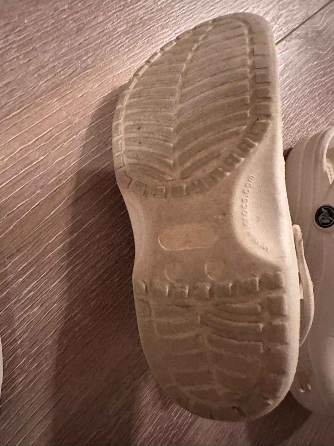 White Crocs Slides - photo 5