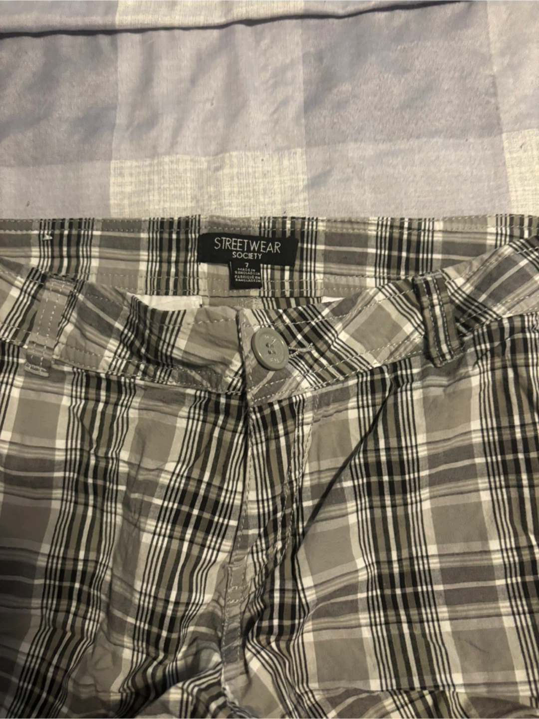 Streetwear Society Plaid Shorts - Women's Size Medium - photo 2