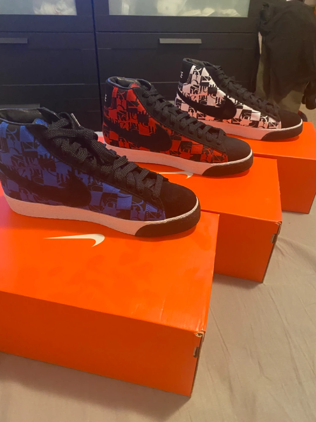Nike Blazer High Premium TZ - Boneyards x Stussy - photo 2