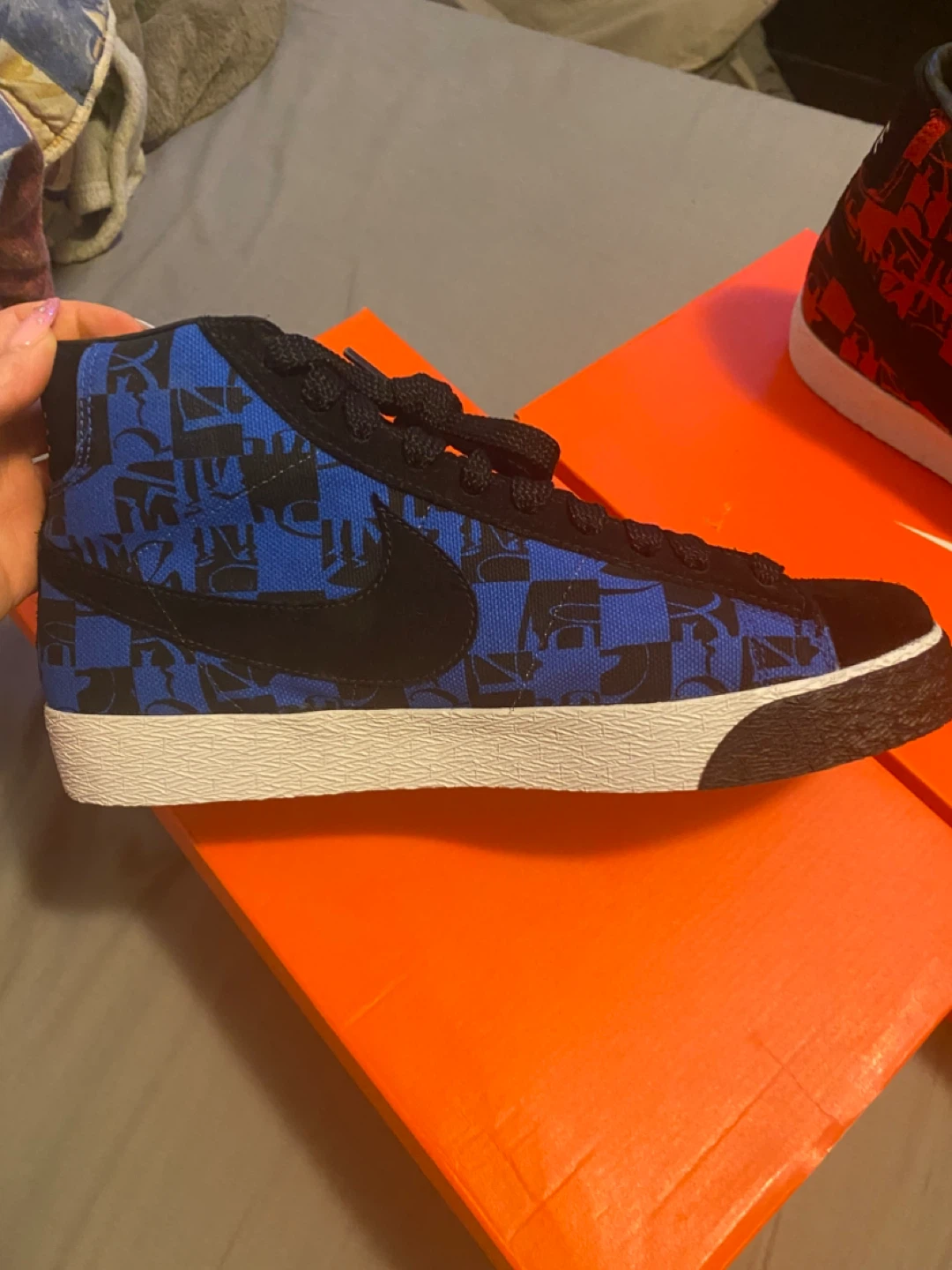 Nike Blazer High Premium TZ - Boneyards x Stussy - photo 3