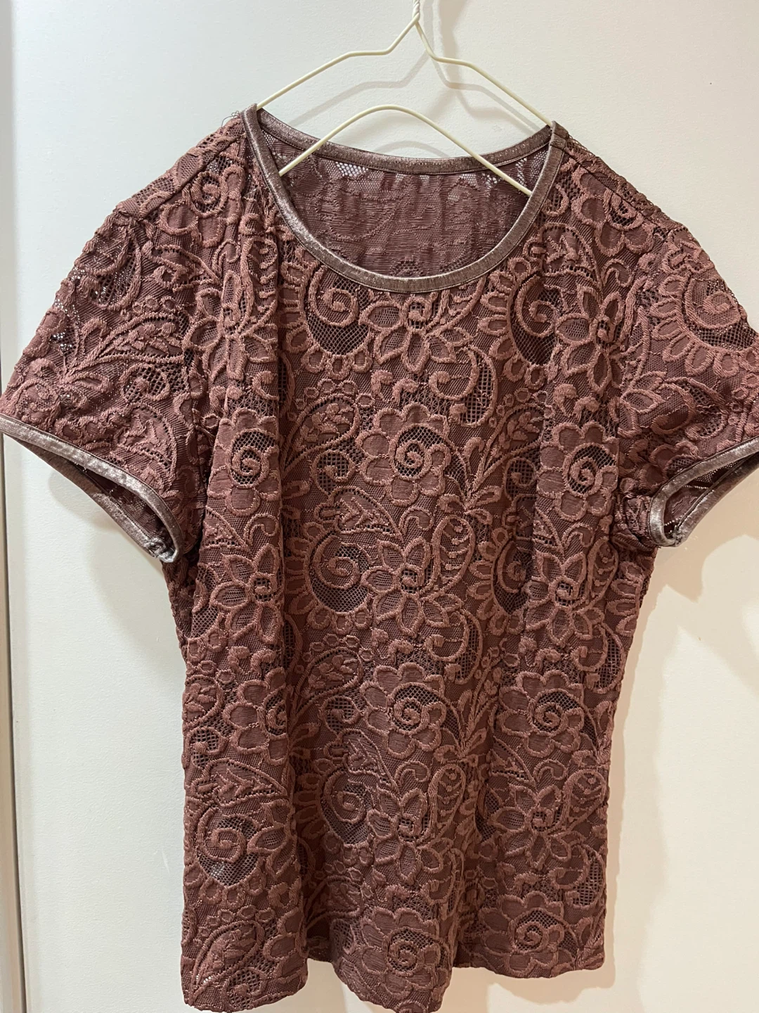 Women's Brown Lace Top for 2 - photo 2