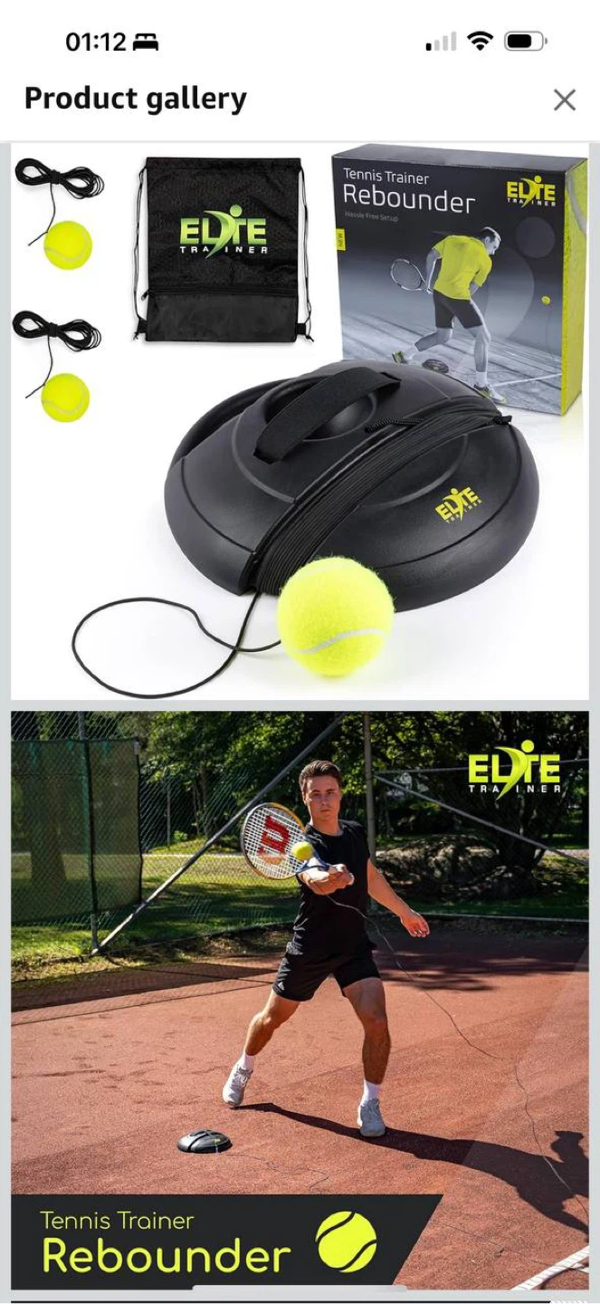Elite Trainer Tennis Rebound Ball Set – Open Box - photo 2
