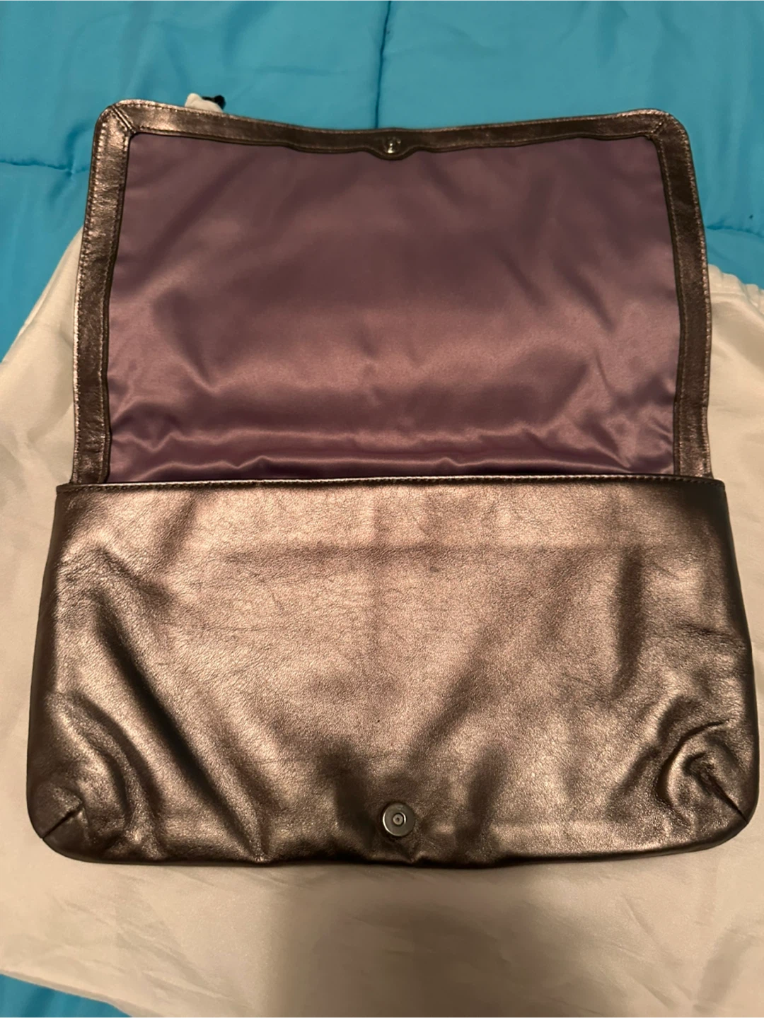 Coach Leather Clutch with Dust Bag - photo 3
