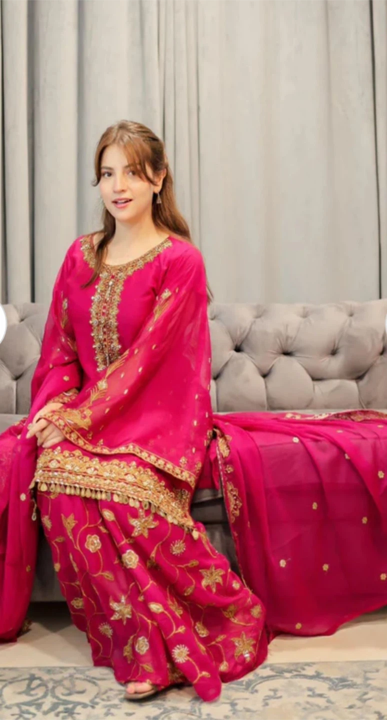 3 pc chiffon dress - photo 3