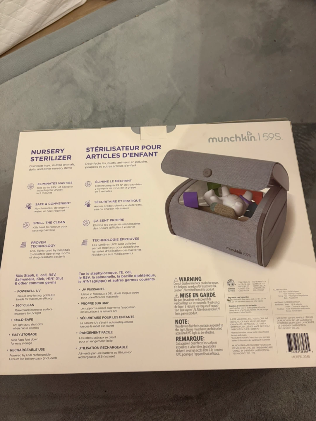Munchkin 59S Nursery Sterilizer - photo 2