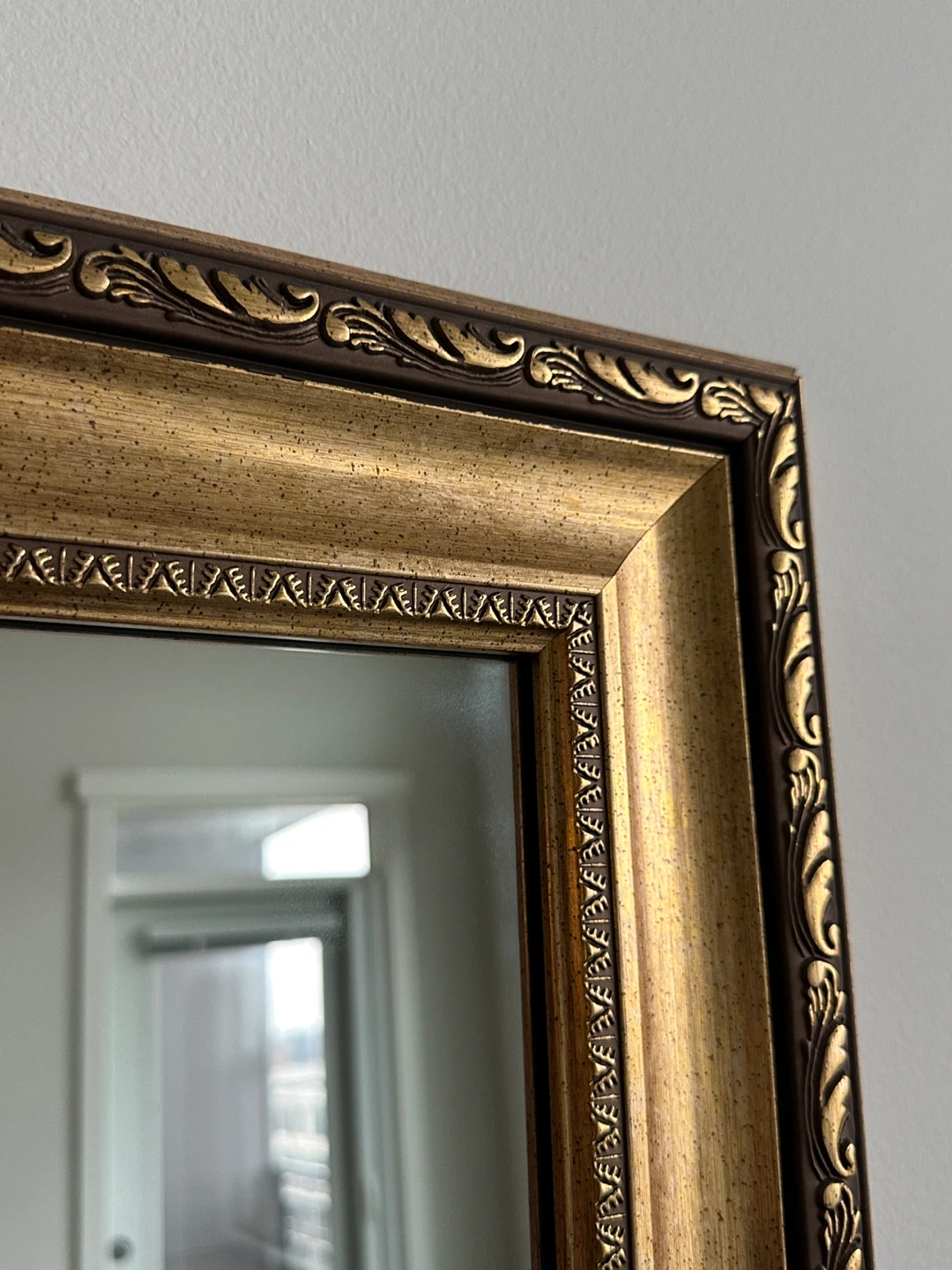 Aged Gold Gilded Framed Full Length Mirror - photo 4