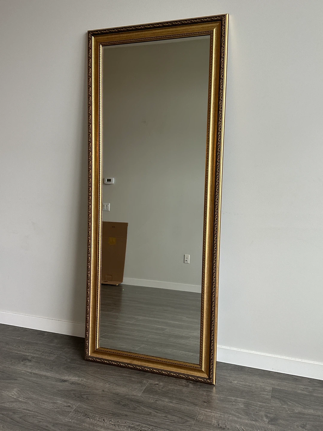 Aged Gold Gilded Framed Full Length Mirror - photo 2