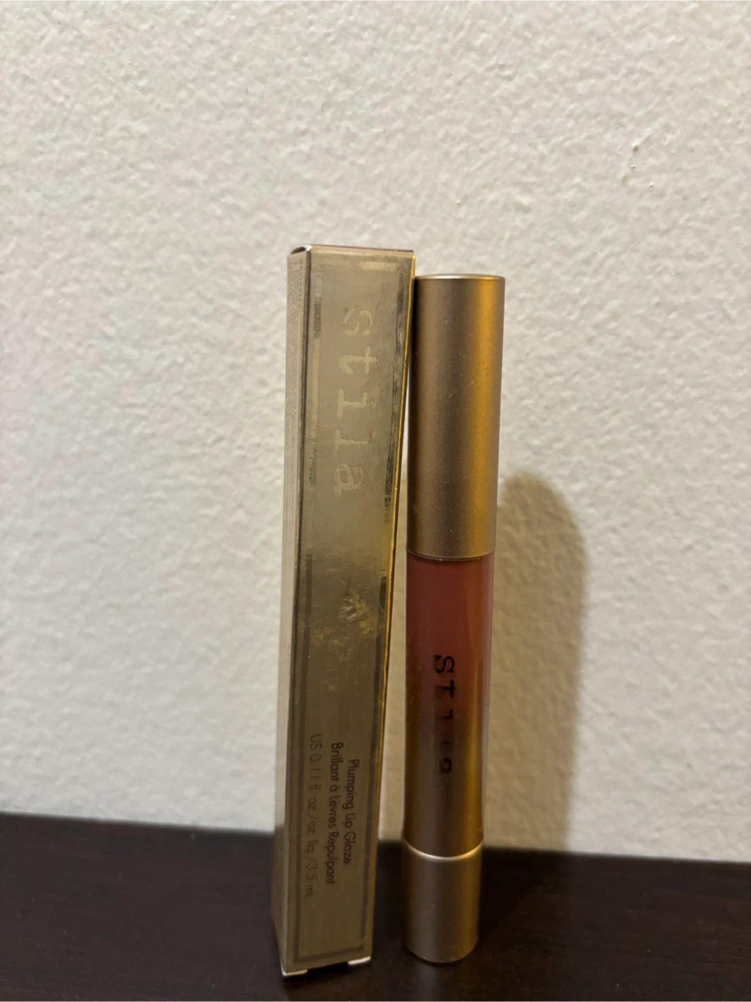 NEW Stila Plumping Lip Glaze Cinnamon