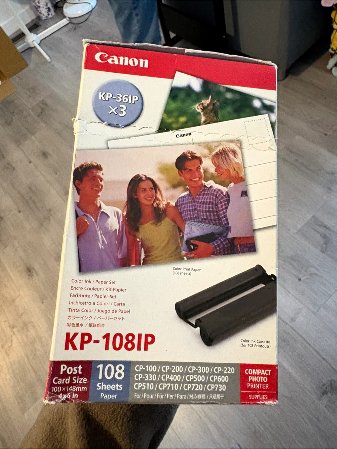 Canon KP-108IP Color Ink & Paper Set