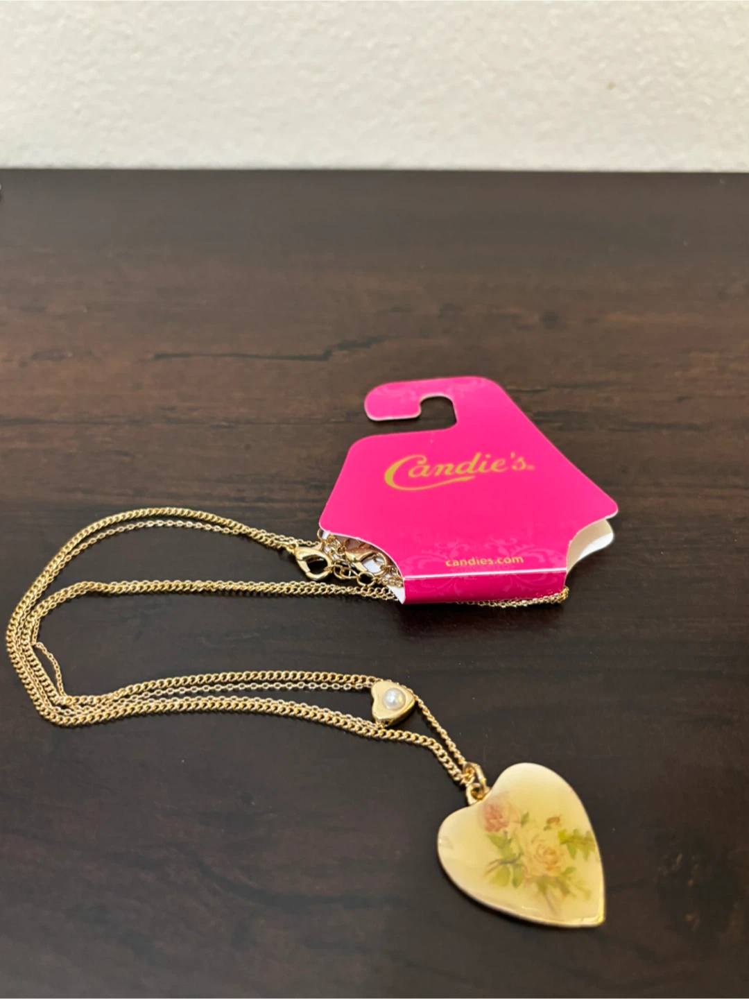 NEW Candie's Heart Locket Necklace