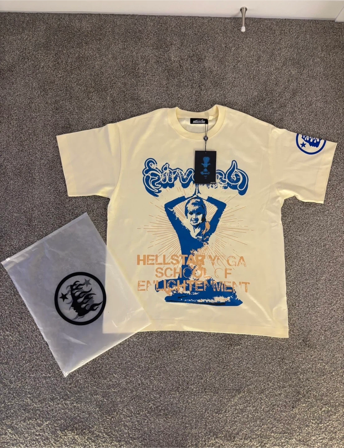 Hellstar T-Shirt Cream Yoga of Enlightenment
