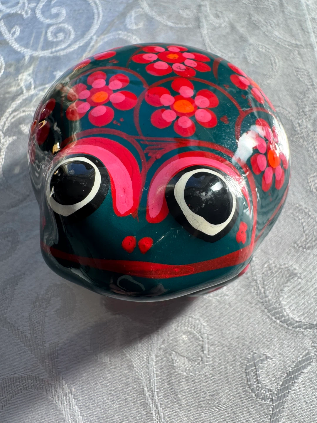 Hand-painted Ceramic Frog Trinket Box - photo 4