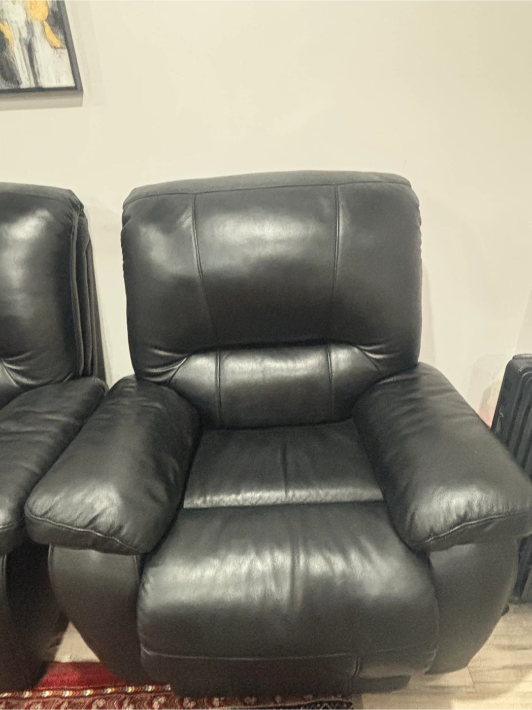 Grain leather couch set - photo 3