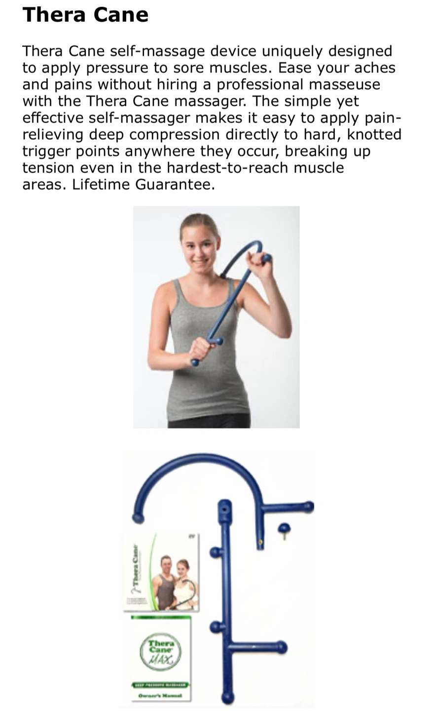 Thera Cane Deep Pressure Massager - photo 3