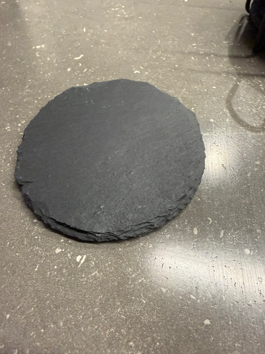 Set of 8 Round Slate Coasters with Stand - photo 4
