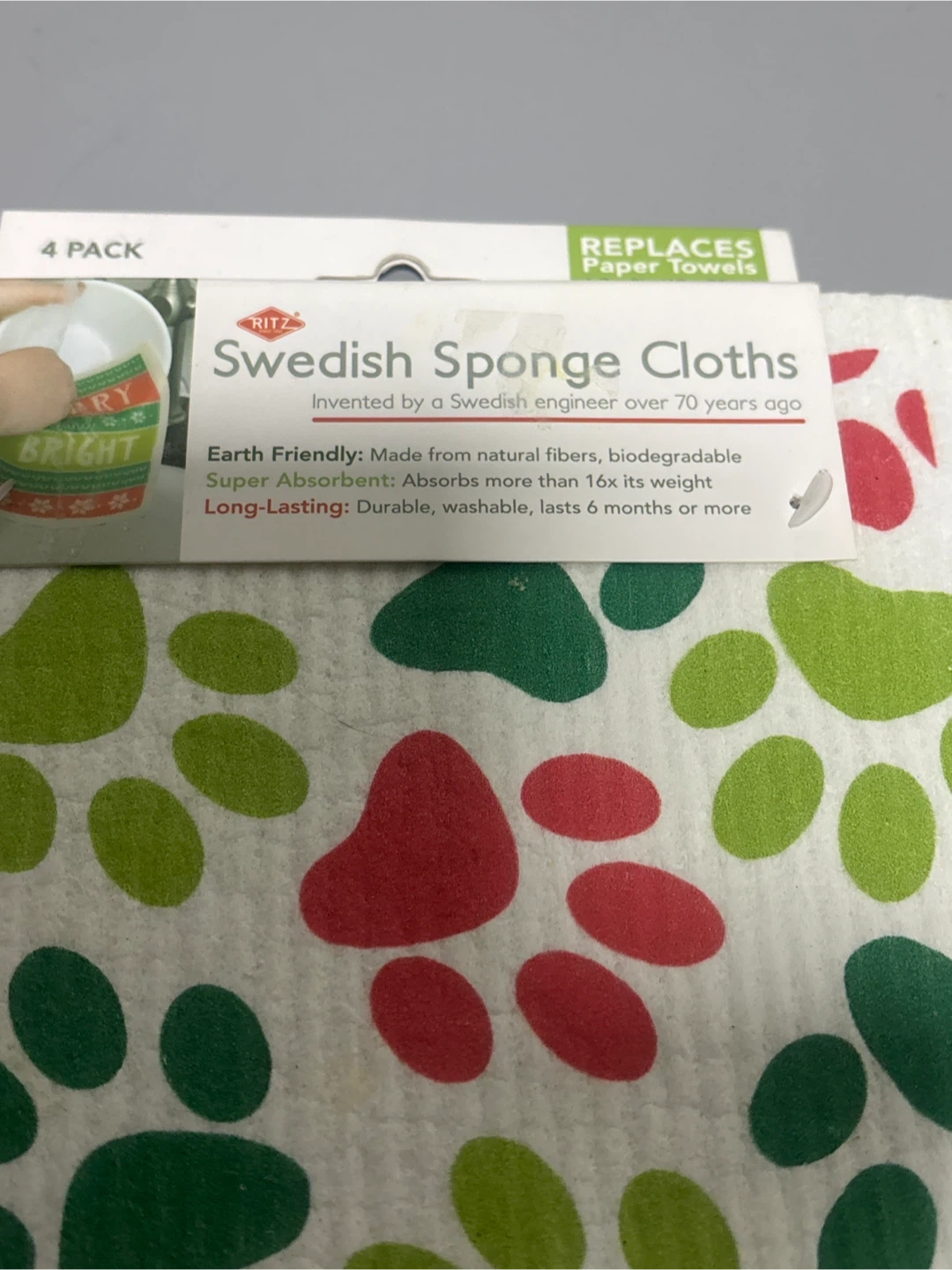 Ritz Swedish Sponge Cloths - 4 Pack - photo 2
