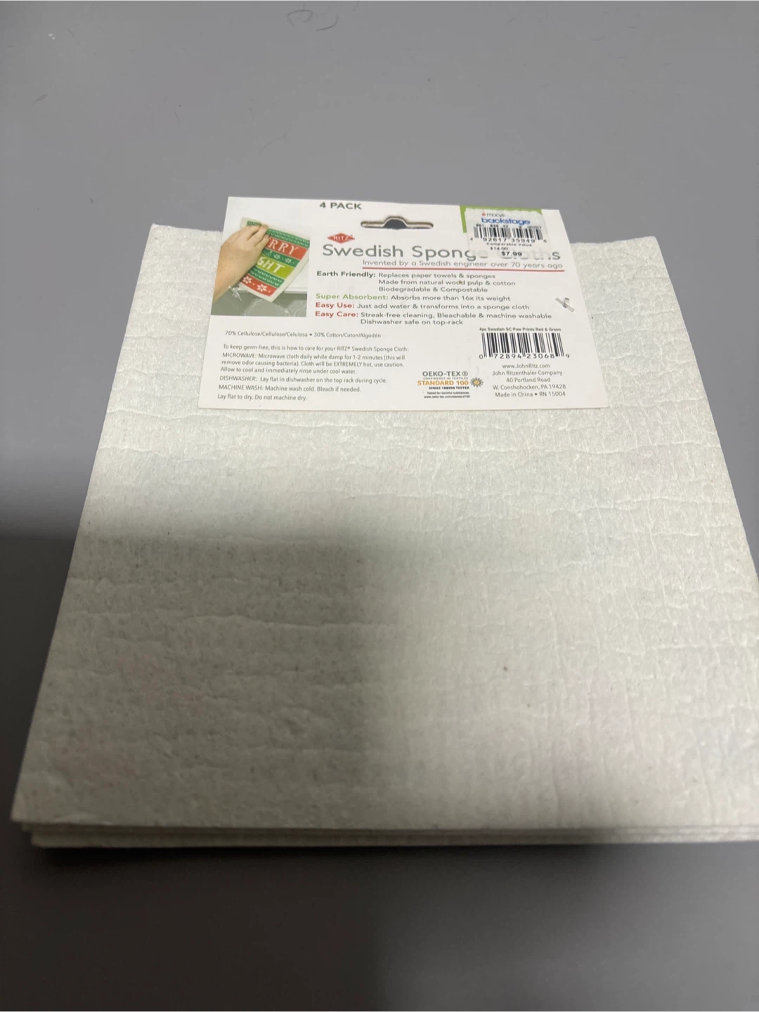 Ritz Swedish Sponge Cloths - 4 Pack - photo 3