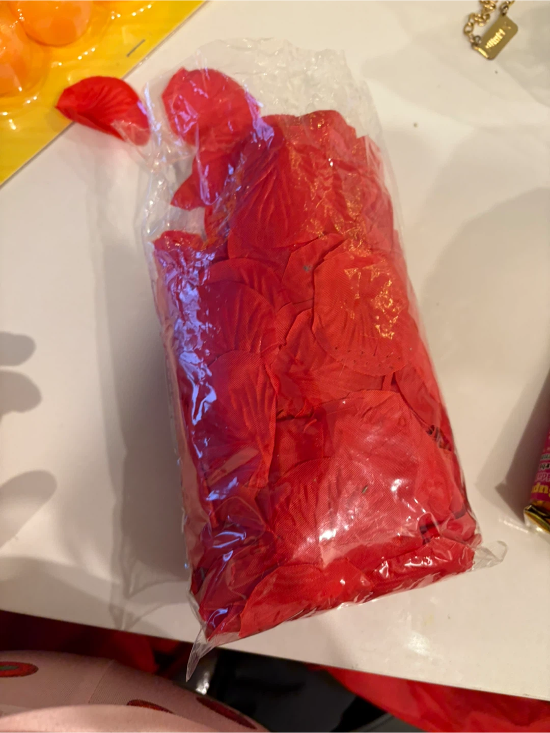 Bag of Red Rose Petals