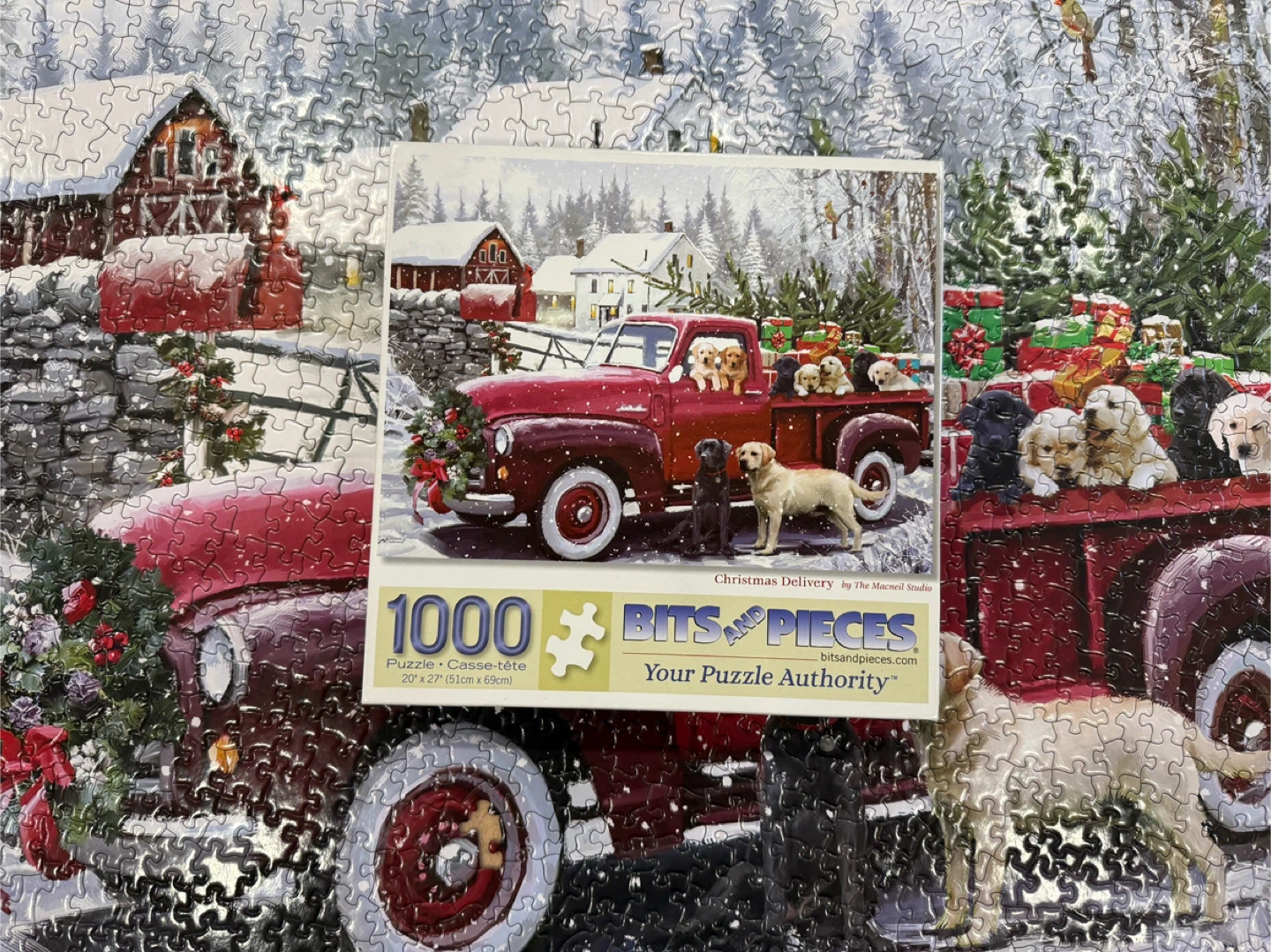 Bits and Pieces Christmas Delivery 1000 Piece Jigsaw Puzzle