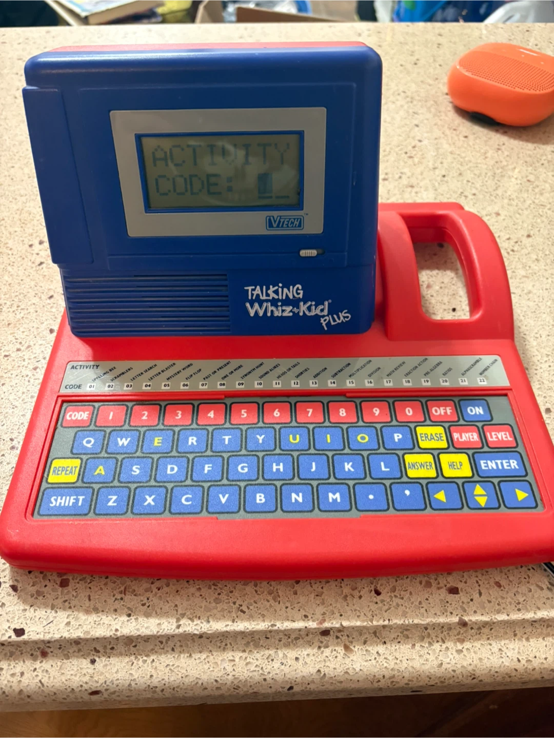 Vintage VTech Talking Whiz-Kid Plus Electronic Learning Toy