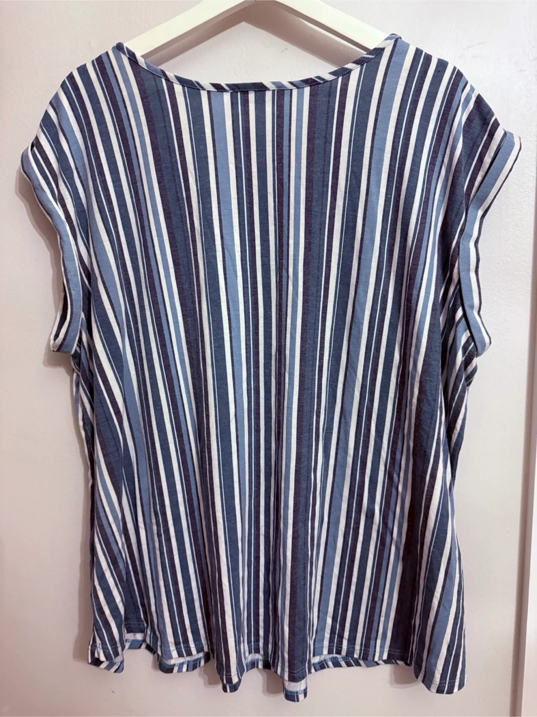 Theo & B Blue Striped Top - photo 3