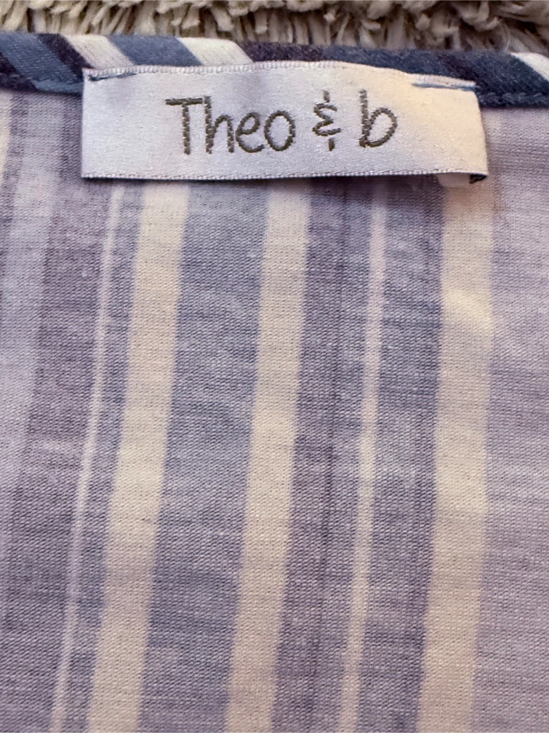 Theo & B Blue Striped Top - photo 4