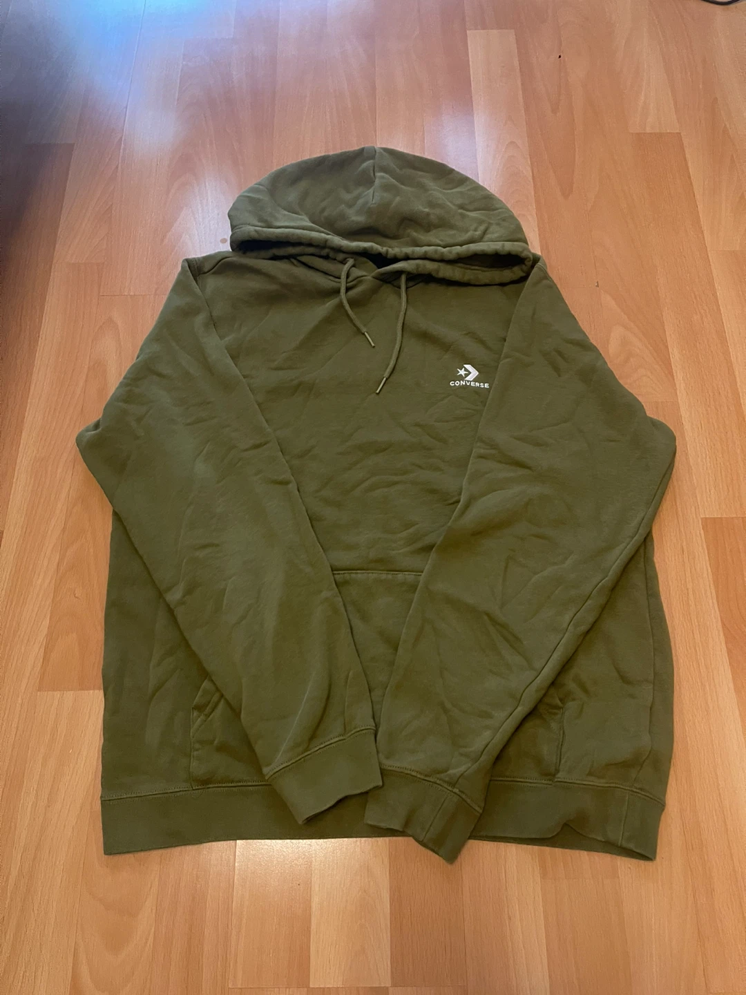 Converse Hoodie - Olive Green - Size M