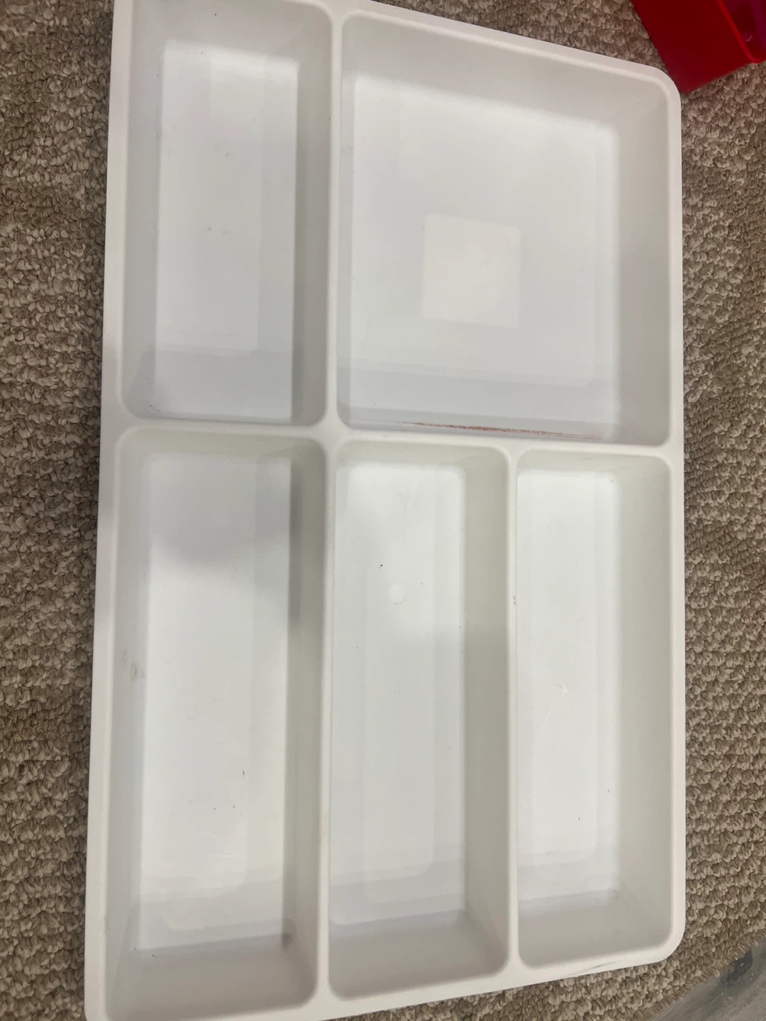 Assorted Plastic Storage Bins & Organizer Tray - photo 2