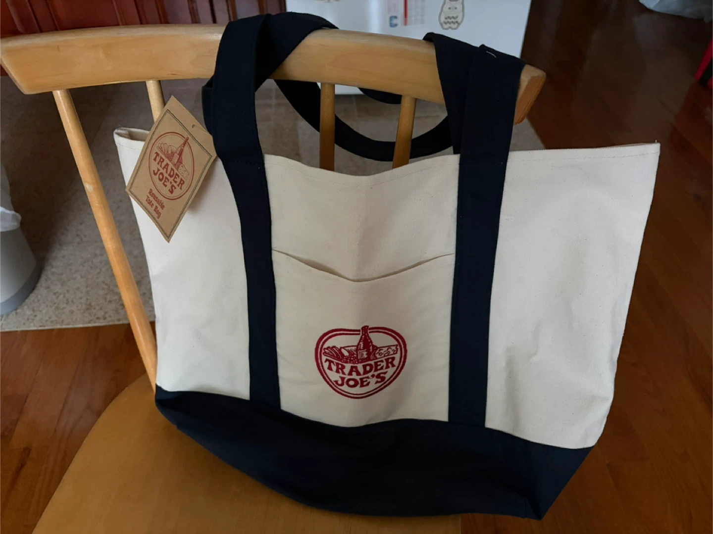 🥕 Trader Joe's Reusable Canvas Tote Bag