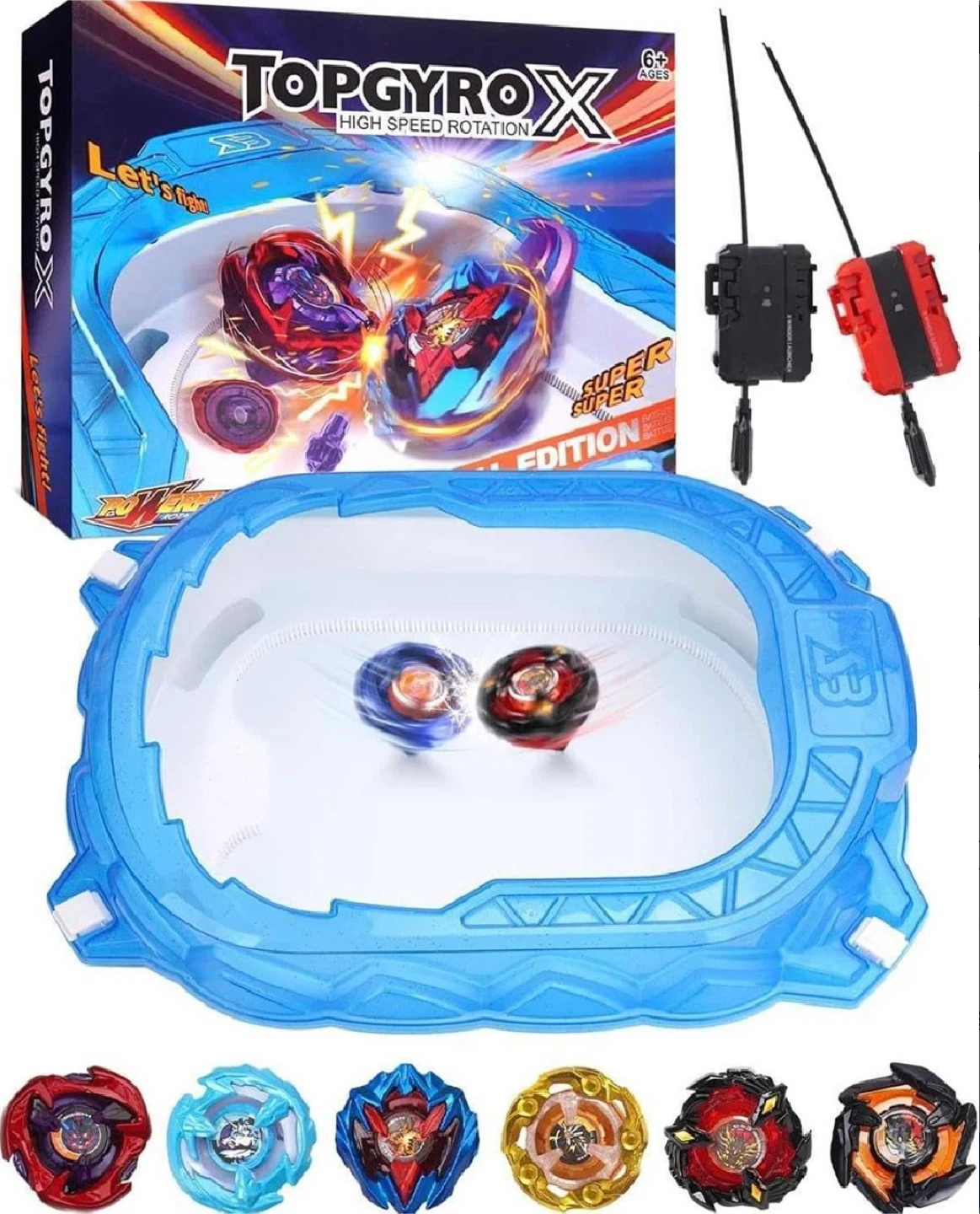 Topgyro X High Speed Rotation Beyblade Battle Set