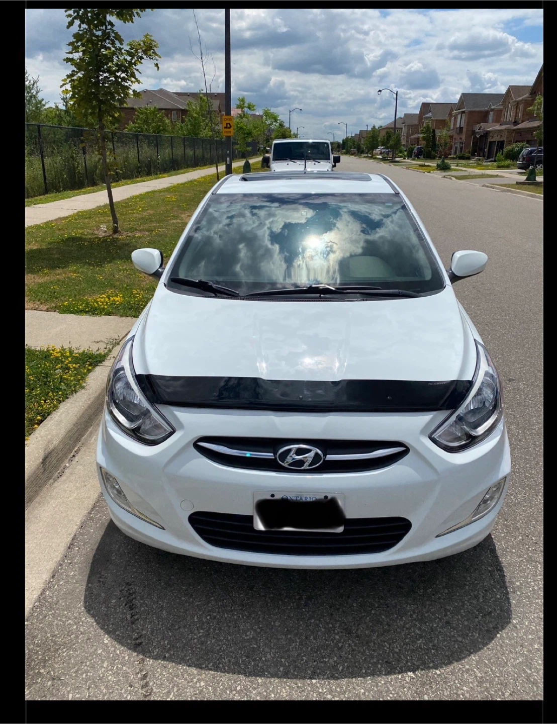 Hyundai Accent 2017 w Winter Tires