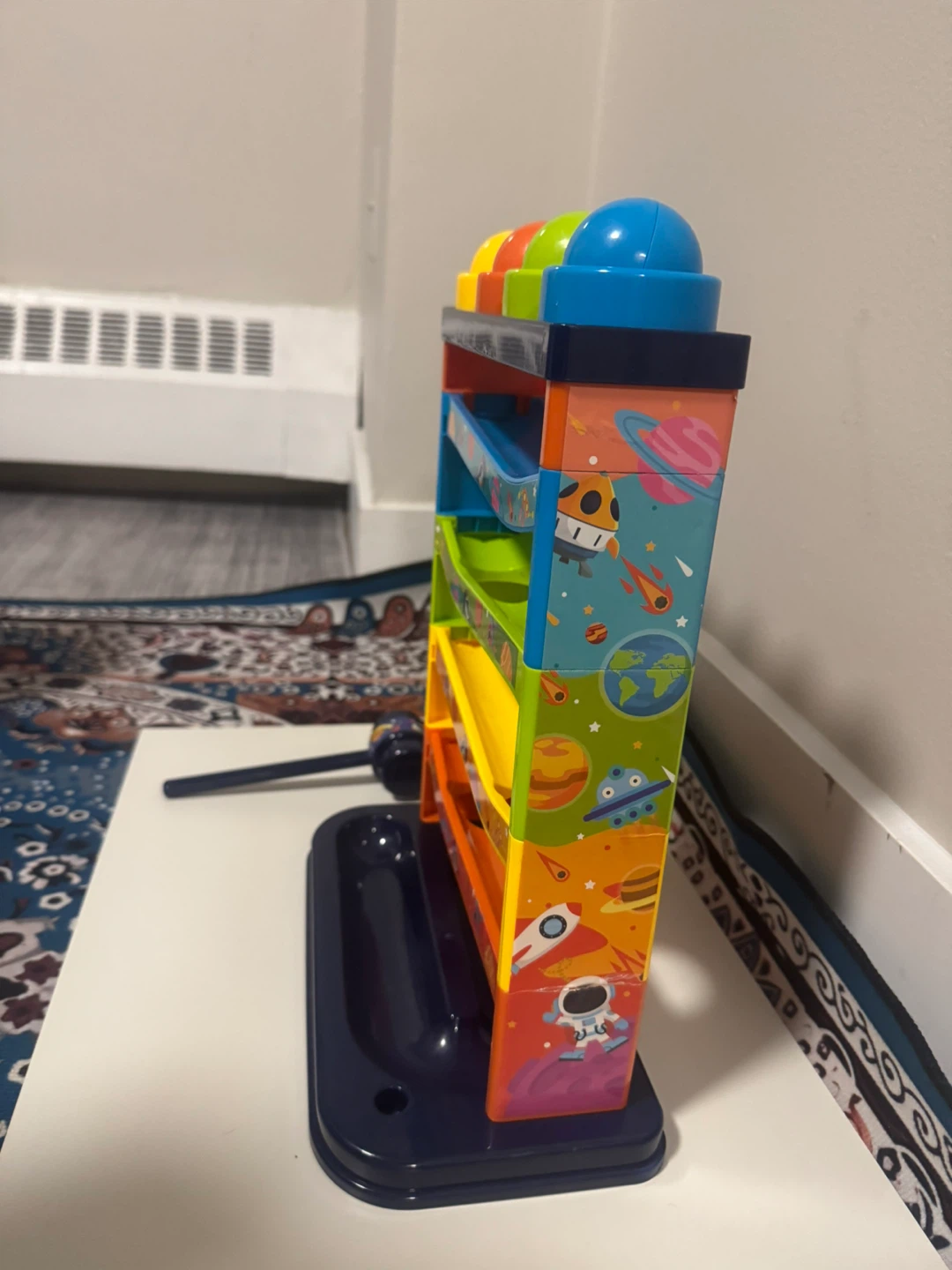 Ball Drop Ramp Toy with Hammer - photo 4
