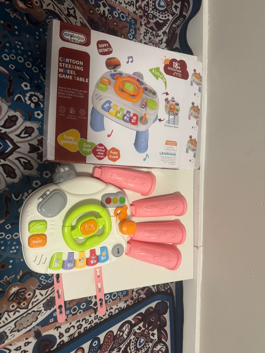 Aiyingle Cartoon Steering Wheel Game Table - photo 3
