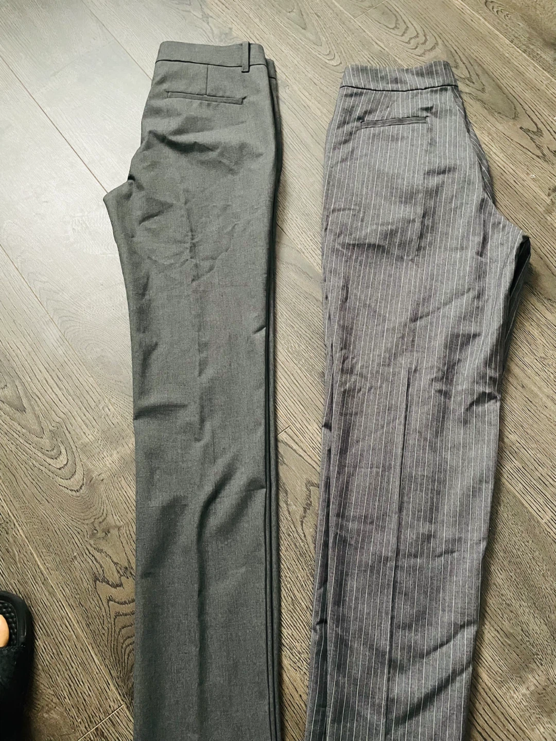 Two Pairs of Grey Dress Pants