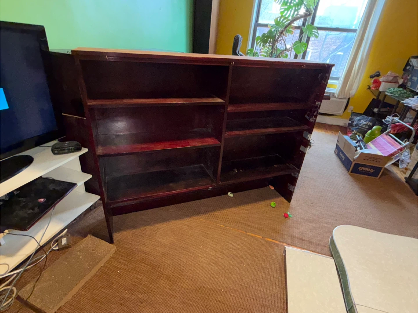 Media Console / TV Stand with Shelves - photo 2