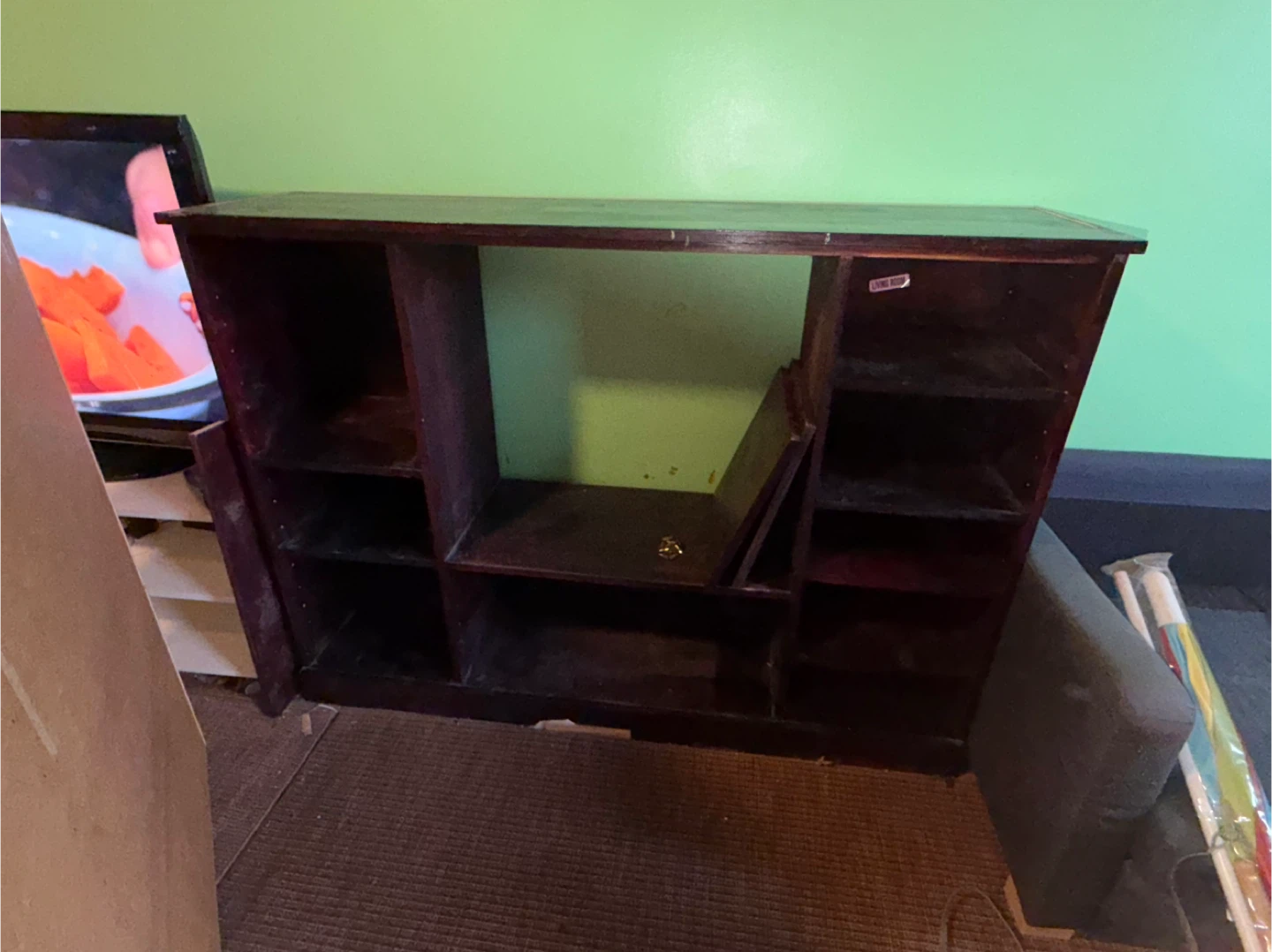 Media Console / TV Stand with Shelves