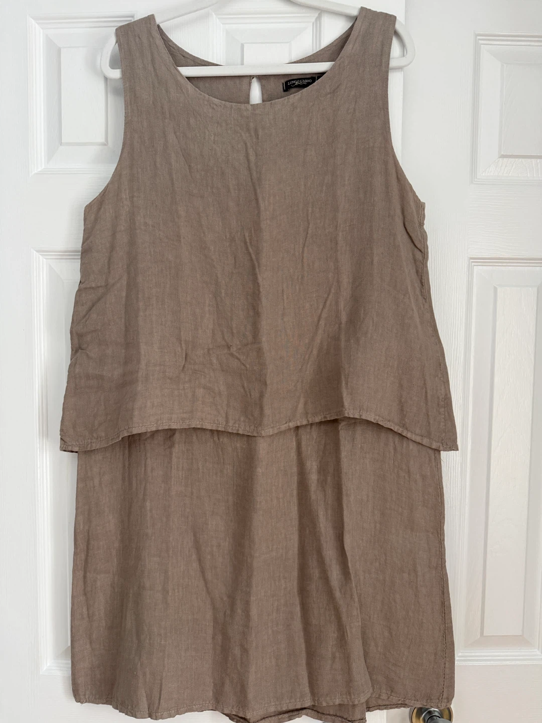 Lungo L'Arno Women's Linen Dress - Size M - photo 3