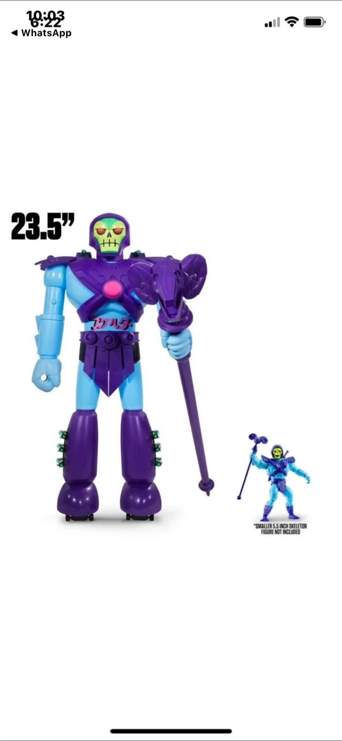 Shogun Masters Skeletor Jumbo Robot Scale Figure - photo 4