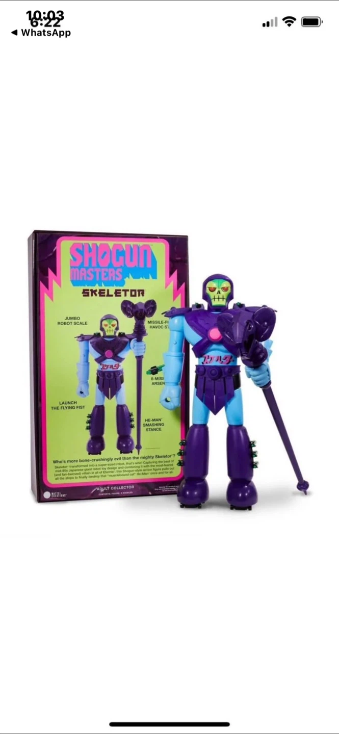 Shogun Masters Skeletor Jumbo Robot Scale Figure - photo 3