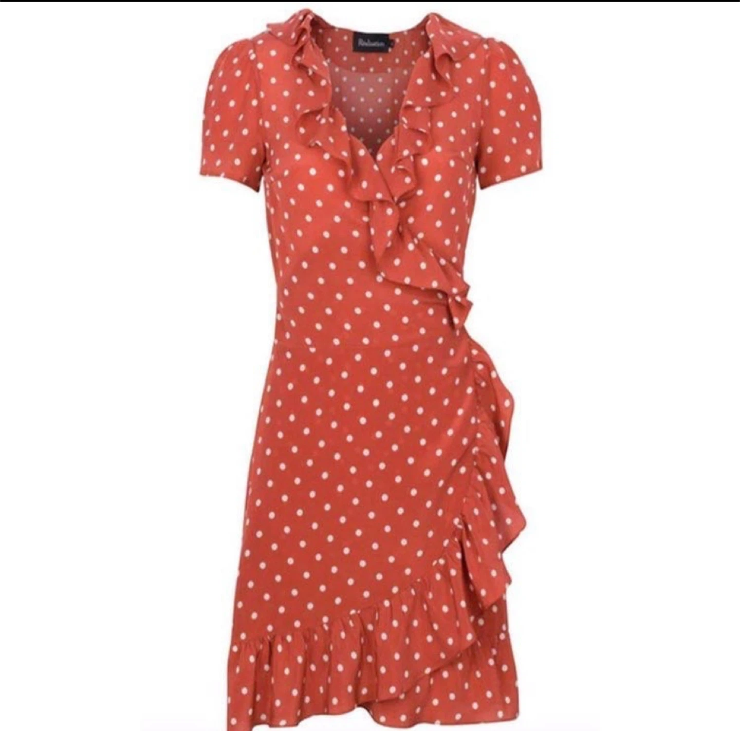 Realisation Par Red Polka Dot Wrap Dress - photo 2