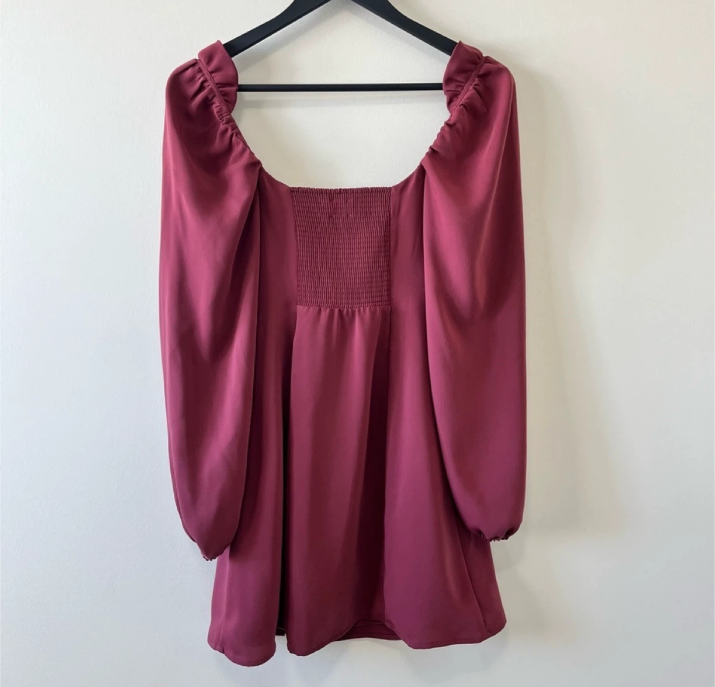 Aritzia Wilfred - Novella Dress in Garnet Wine - photo 2