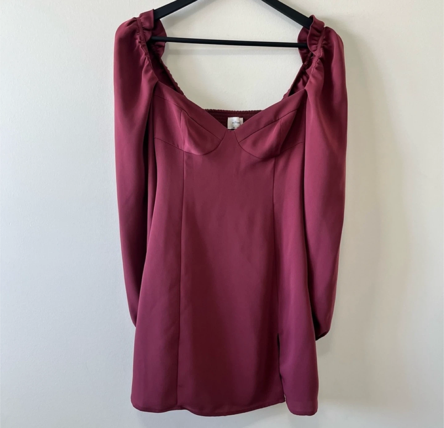 Aritzia Wilfred - Novella Dress in Garnet Wine