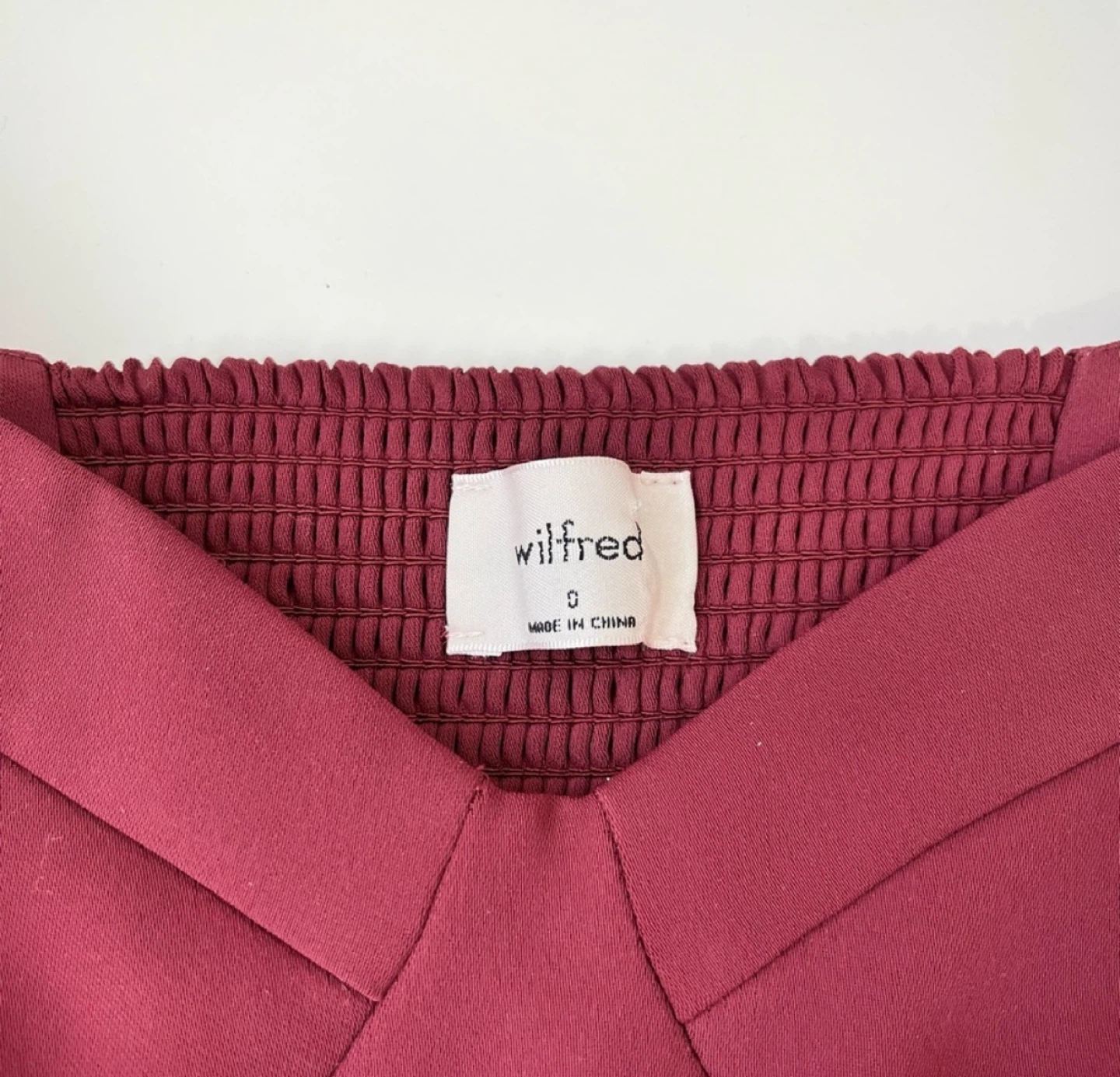 Aritzia Wilfred - Novella Dress in Garnet Wine - photo 3