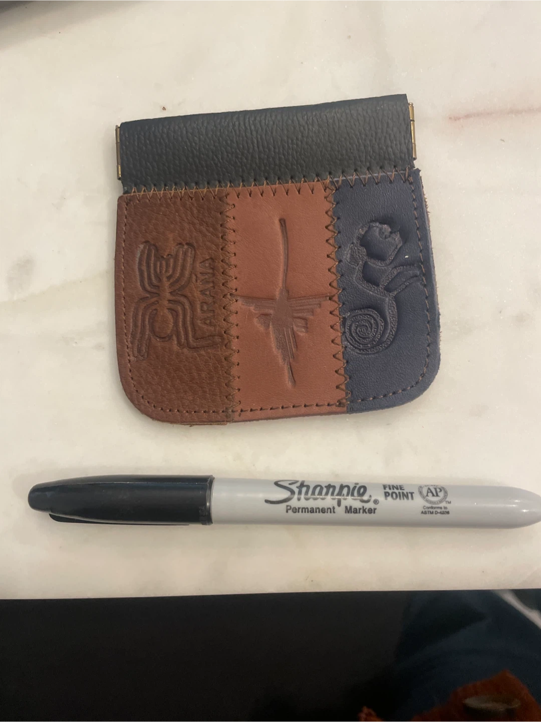 🥕Peruvian leather coin purse