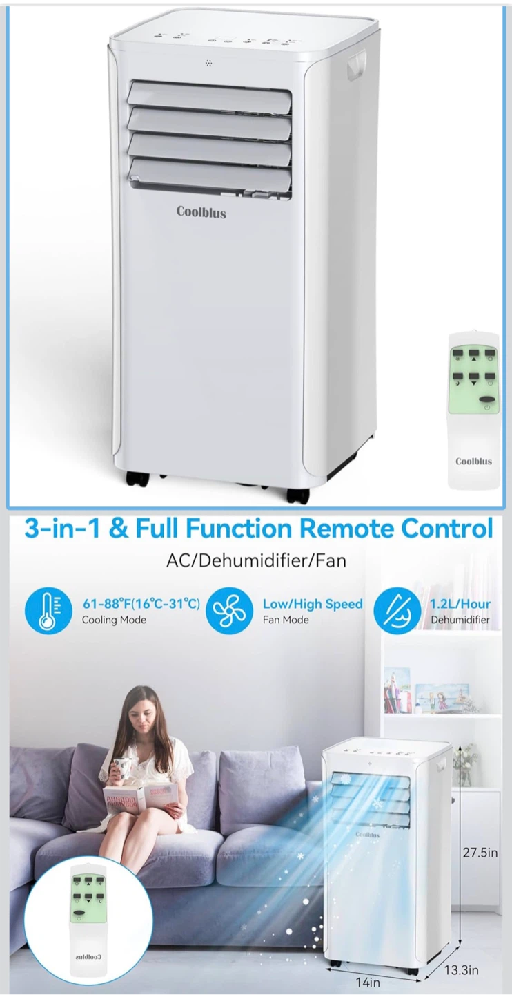 Coolbius Portable Air Conditioner (12000 BTU) - photo 2