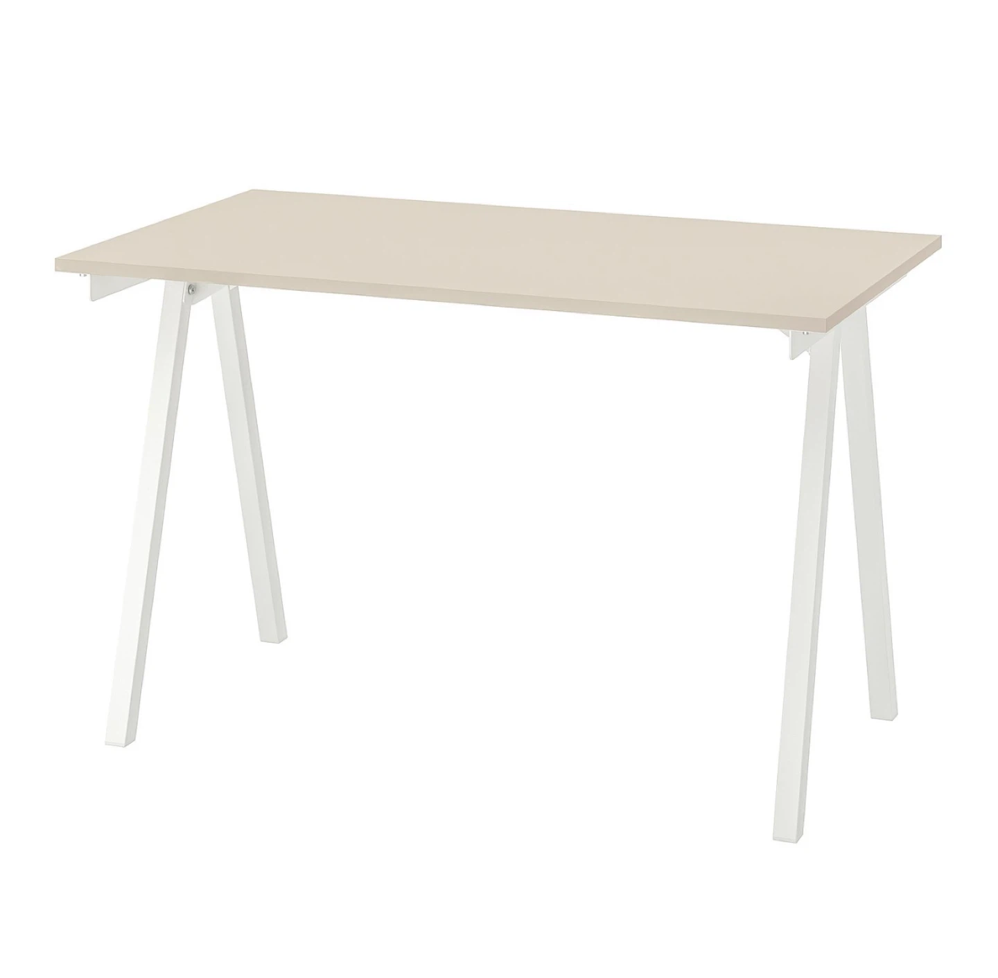 IKEA Trotten Desk - Beige/White