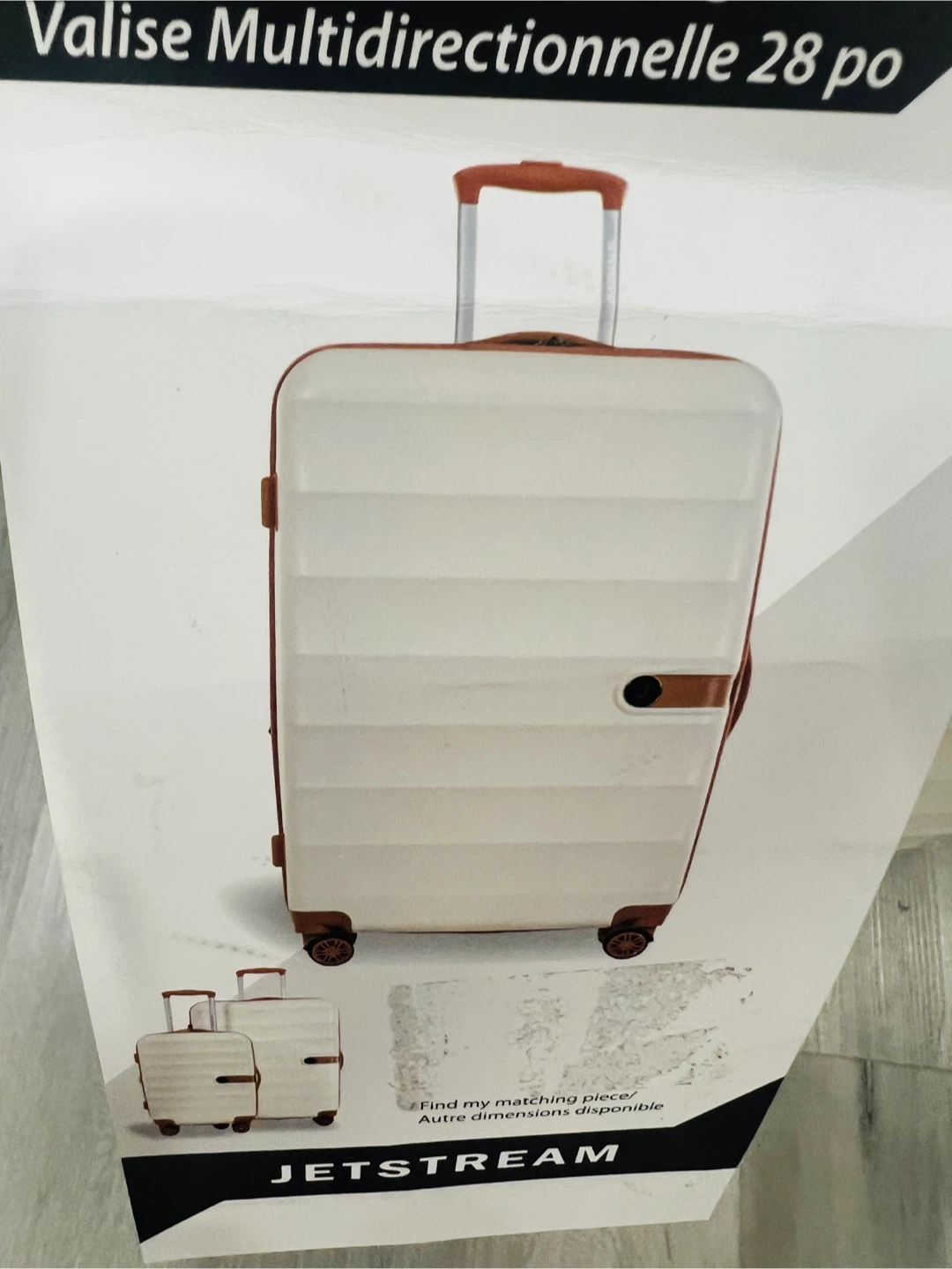 Jetstream 28" Spinner Luggage White - photo 3